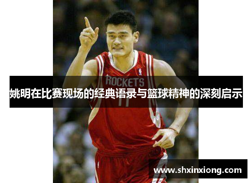 姚明在比赛现场的经典语录与篮球精神的深刻启示